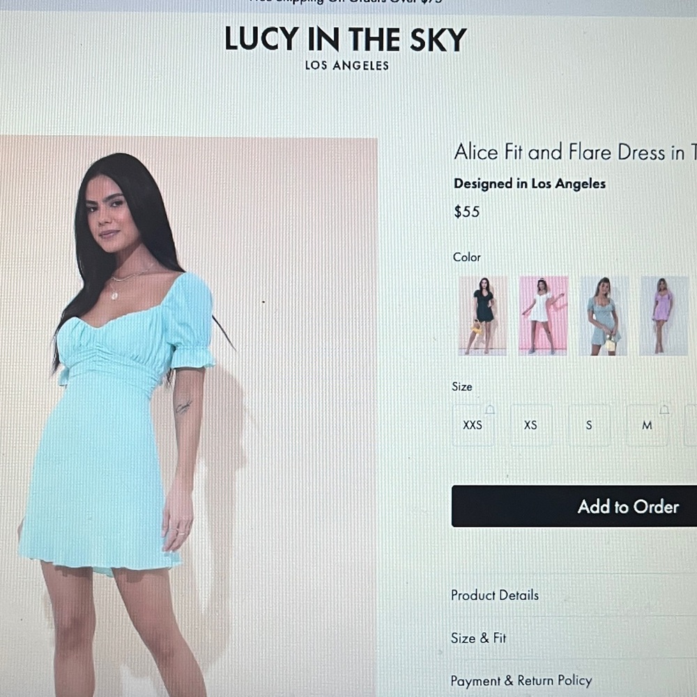 Lucy in the Sky dress